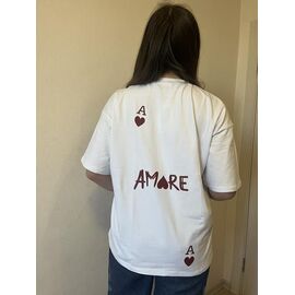 Фотография Футболка детская на девочку M533 white р.140-164 "Moda school" недорого оптом от прямого поставщика