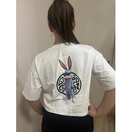 Фотография Топик детский на девочку M541 white р.140-164 "Moda school" недорого оптом от прямого поставщика