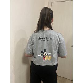 Фотография Топик детский на девочку M544 grey р.140-164 "Moda school" недорого оптом от прямого поставщика