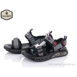 Фотография Сандалии детские летние Лето 913-5A grey (6 пар р.36-41) "PALIAMENT" недорого оптом от прямого поставщика