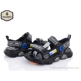 Фотография Сандалии детские летние Лето A15-5B (6 пар р.37-42) "PALIAMENT" недорого оптом от прямого поставщика