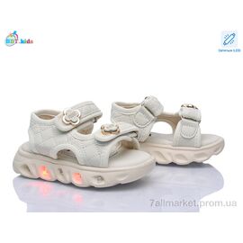 Фотография Босоножки детские летние Лето L856-1-3 LED (8 пар р.21-26) "BBT" недорого оптом от прямого поставщика