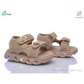 Фотография Босоножки детские летние Лето L856-1-5 LED (8 пар р.21-26) "BBT" недорого оптом от прямого поставщика
