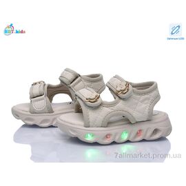 Фотография Босоножки детские летние Лето L856-1-6 LED (8 пар р.21-26) "BBT" недорого оптом от прямого поставщика