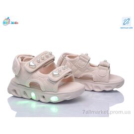 Фотография Босоножки детские летние Лето L857-1-5 LED (8 пар р.21-26) "BBT" недорого оптом от прямого поставщика