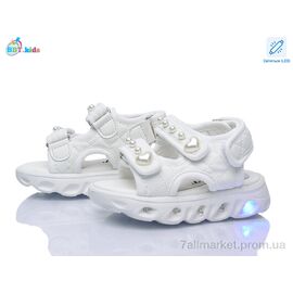 Фотография Босоножки детские летние Лето L857-1-6 LED (8 пар р.21-26) "BBT" недорого оптом от прямого поставщика