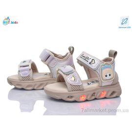 Фотография Босоножки детские летние Лето L858-1-3 LED (8 пар р.21-26) "BBT" недорого оптом от прямого поставщика