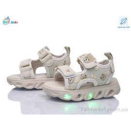Фотография Босоножки детские летние Лето L859-1-2 LED (8 пар р.21-26) "BBT" недорого оптом от прямого поставщика