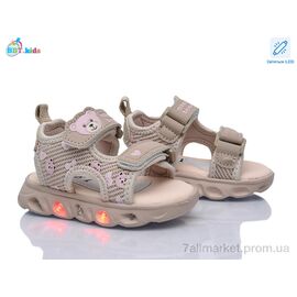 Фотография Босоножки детские летние Лето L859-1-6 LED (8 пар р.21-26) "BBT" недорого оптом от прямого поставщика