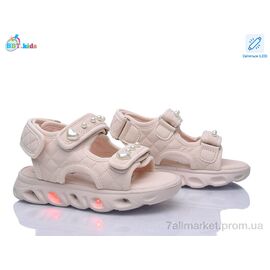 Фотография Босоножки детские летние Лето L857-2-5 LED (8 пар р.26-31) "BBT" недорого оптом от прямого поставщика