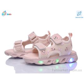 Фотография Босоножки детские летние Лето L859-2-1 LED (8 пар р.26-31) "BBT" недорого оптом от прямого поставщика