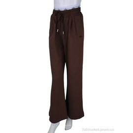 Фотография Спортивные брюки женские Весна/осень 4385-2005-2 brown (6 шт. р.сетка 25-30) "Pryama Vigoda" недорого оптом от прямого поставщика