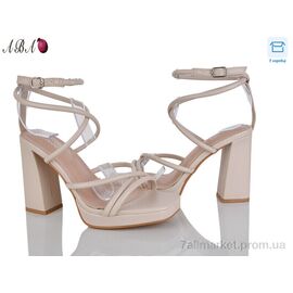 Фотография Босоножки женские летние Лето QQ1ABA05-3 (6 пар р.36-40) "Aba" недорого оптом от прямого поставщика