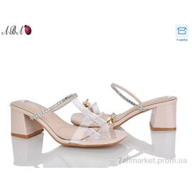 Фотография Шлепки женские облегченные Лето QQ1ABA23-3 (6 пар р.36-41) "Aba" недорого оптом от прямого поставщика