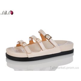 Фотография Шлепки женские облегченные Лето QQ1ABA11-3 (8 пар р.36-41) "Aba" недорого оптом от прямого поставщика