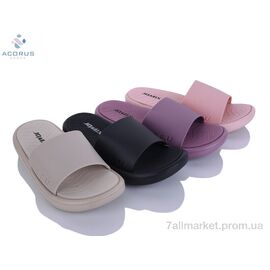 Шльопанці жіночі полегшені Літо 3153 mix (12 пар р.36-41) "Acorus" недорого оптом від прямого постачальника