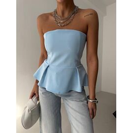 Фотография Топ женский 1721 l.blue р.42-48 "BONJOUR" недорого оптом от прямого поставщика