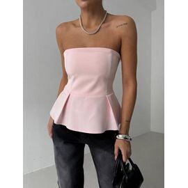 Фотография Топ женский 1721 pink р.42-48 "BONJOUR" недорого оптом от прямого поставщика