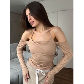 Светр жіночий 1733 beige р.42-48 "BONJOUR" недорого оптом від прямого постачальника