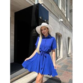 Жіночий комбінезон літній 2369 blue р.42-52 "BONJOUR" недорого оптом від прямого постачальника