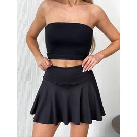 Фотография Юбка-шорты женская 3103 black р.42-46 "BONJOUR" недорого оптом от прямого поставщика