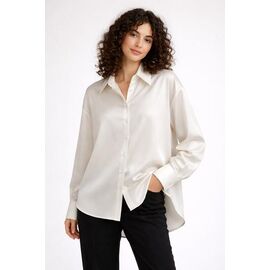 Фотография Рубашка женская 8079 white р.42-52 "BONJOUR" недорого оптом от прямого поставщика