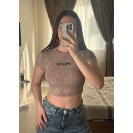 Фотография Топ женский M02 brown р.42-44 "BONJOUR" недорого оптом от прямого поставщика