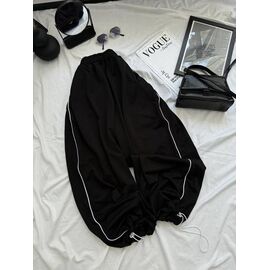 Фотография Штаны спортивные женские 6046 black р.42-48 "LINDA" недорого оптом от прямого поставщика