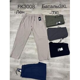 Штани спортивні чоловічі 3008 black р.M-3XL "Hoan" недорого оптом від прямого постачальника