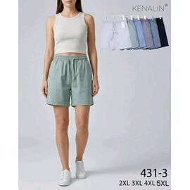 Фотография Шорты женские 431-3 mix р.2XL-5XL "Hoan" недорого оптом от прямого поставщика