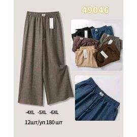 Фотография Штаны женские 49046 mix р.4XL-6XL "Hoan" недорого оптом от прямого поставщика