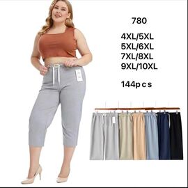 Фотография Бриджи женские 780 mix р.4XL-10XL "Hoan" недорого оптом от прямого поставщика