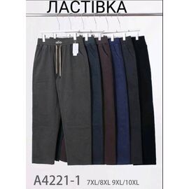 Фотография Штаны женские A4221-1 mix р.7XL-10XL "Hoan" недорого оптом от прямого поставщика