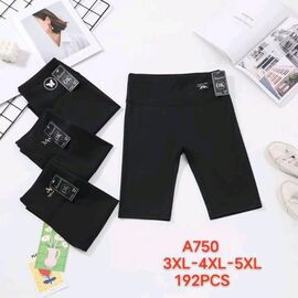 Фотография Велосипедки женские A750 black р.3XL-5XL "Hoan" недорого оптом от прямого поставщика