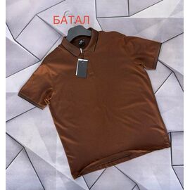 Футболка чоловіча 66841 brown р.XL-5XL "MACCALI" недорого оптом від прямого постачальника