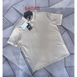 Футболка чоловіча 66842 beige р.XL-5XL "MACCALI" недорого оптом від прямого постачальника