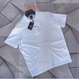 Футболка чоловіча 66845 white р.XL-5XL "MACCALI" недорого оптом від прямого постачальника