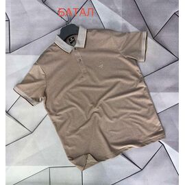 Футболка чоловіча 66855 brown р.XL-5XL "MACCALI" недорого оптом від прямого постачальника