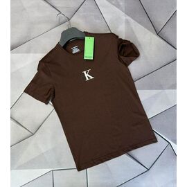 Футболка чоловіча 66868 brown р.S-2XL "MACCALI" недорого оптом від прямого постачальника