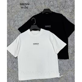 Фотография Футболка мужская молодёжная р-ры M-2XL (2цв) "PROSTOMEN" недорого оптом от прямого поставщика