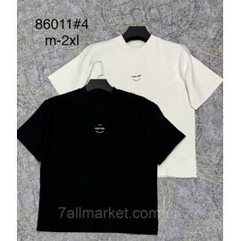 Фотография Футболка мужская молодёжная р-ры M-2XL (2цв) "PROSTOMEN" недорого оптом от прямого поставщика