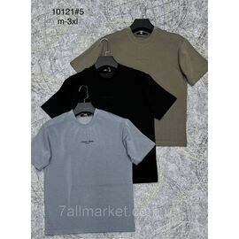 Фотография Футболка мужская молодёжная р-ры M-3XL (3цв) "PROSTOMEN" недорого оптом от прямого поставщика