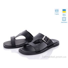Фотография Шлепки женские облегченные Лето 4119 чорна шкіра (6 пар р.36-40) "L.Shoes" недорого оптом от прямого поставщика