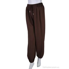 Фотография Спортивные брюки женские Весна/осень 4385-2010-2 brown (6 шт. р.сетка 25-30) "Pryama Vigoda" недорого оптом от прямого поставщика