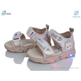 Фотография Босоножки детские летние Лето L858-2-3 LED (8 пар р.26-31) "BBT" недорого оптом от прямого поставщика