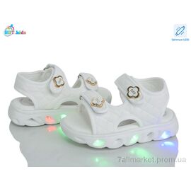 Фотография Босоножки детские летние Лето L856-2-1 LED (8 пар р.26-31) "BBT" недорого оптом от прямого поставщика