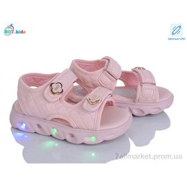 Фотография Босоножки детские летние Лето L856-2-2 LED (8 пар р.26-31) "BBT" недорого оптом от прямого поставщика