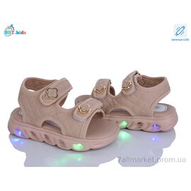 Фотография Босоножки детские летние Лето L856-2-5 LED (8 пар р.26-31) "BBT" недорого оптом от прямого поставщика