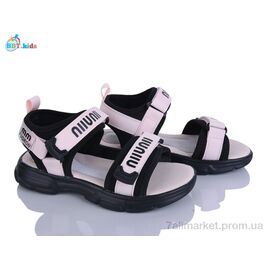 Фотография Босоножки детские летние Лето L865-3-1 (8 пар р.32-37) "BBT" недорого оптом от прямого поставщика