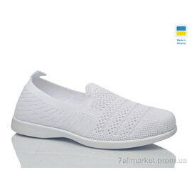 Сліпони жіночі тканинні Літо 6711 білий (10 пар р.36-40) "DeMur" недорого оптом від прямого постачальника